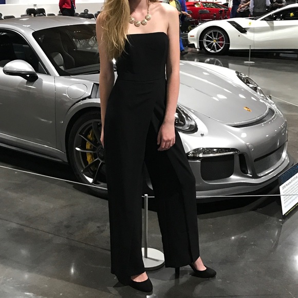 White House Black Market Split Leg Jumpsuit Size 0 - Picture 6 of 7